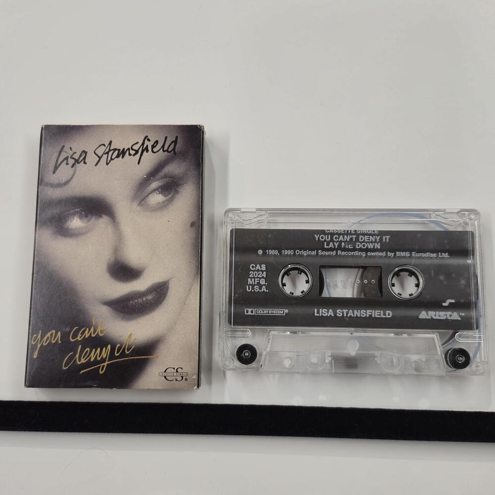 Vintage 1990 Lisa Stansfield Cassette You Can't Deny It Arista Lay Me Down Pop